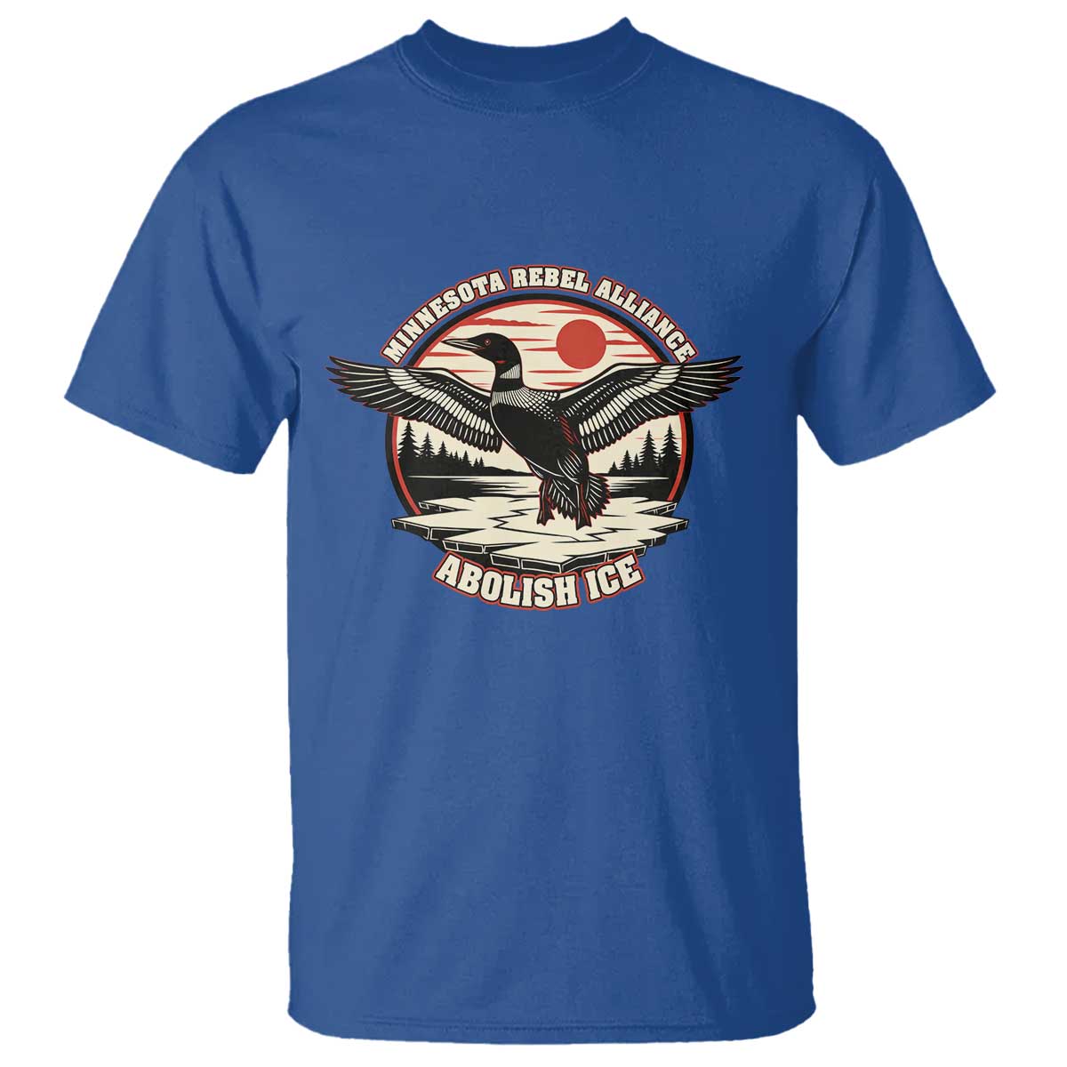 Minnesota Rebel Alliance Loon T Shirt Abolish Ice Protest