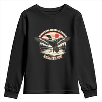 Minnesota Rebel Alliance Loon Youth Sweatshirt Abolish Ice Protest