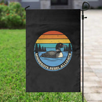 Minnesota Rebel Alliance Vintage Retro Sunset Loon Garden Flag