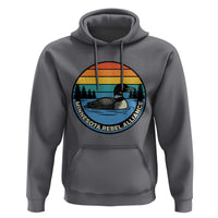 Minnesota Rebel Alliance Vintage Retro Sunset Loon Hoodie
