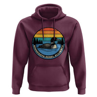 Minnesota Rebel Alliance Vintage Retro Sunset Loon Hoodie
