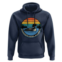 Minnesota Rebel Alliance Vintage Retro Sunset Loon Hoodie