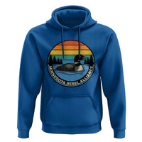 Minnesota Rebel Alliance Vintage Retro Sunset Loon Hoodie