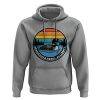 Minnesota Rebel Alliance Vintage Retro Sunset Loon Hoodie