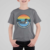 Minnesota Rebel Alliance Vintage Retro Sunset Loon T Shirt For Kid