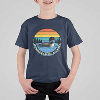 Minnesota Rebel Alliance Vintage Retro Sunset Loon T Shirt For Kid