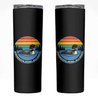 Minnesota Rebel Alliance Vintage Retro Sunset Loon Skinny Tumbler
