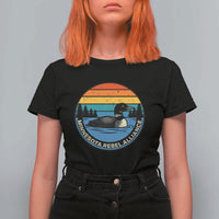 Minnesota Rebel Alliance Vintage Retro Sunset Loon T Shirt For Women