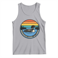 Minnesota Rebel Alliance Vintage Retro Sunset Loon Tank Top