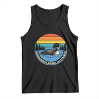 Minnesota Rebel Alliance Vintage Retro Sunset Loon Tank Top