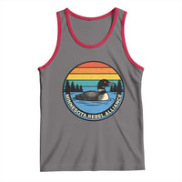 Minnesota Rebel Alliance Vintage Retro Sunset Loon Tank Top