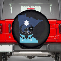 Minnesota Loon Rising Spare Tire Cover Star Emblem MN State Flag Pride