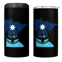 Minnesota Loon Rising 4 in 1 Can Cooler Tumbler Star Emblem MN State Flag Pride