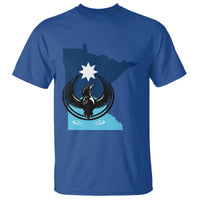 Minnesota Loon Rising T Shirt Star Emblem MN State Flag Pride