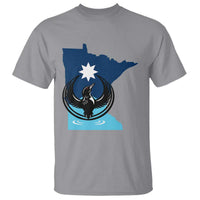 Minnesota Loon Rising T Shirt Star Emblem MN State Flag Pride