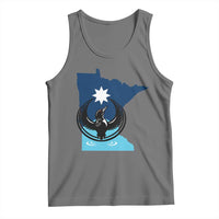 Minnesota Loon Rising Tank Top Star Emblem MN State Flag Pride
