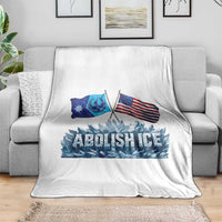 Abolish Ice Minnesota American Flag Throw Blanket MN Rebel Loon Resistance Protest