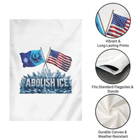 Abolish Ice Minnesota American Flag Garden Flag MN Rebel Loon Resistance Protest
