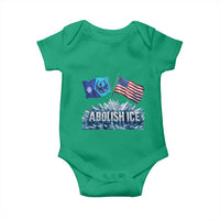 Abolish Ice Minnesota American Flag Baby Onesie MN Rebel Loon Resistance Protest
