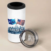 Abolish Ice Minnesota American Flag 4 in 1 Can Cooler Tumbler MN Rebel Loon Resistance Protest