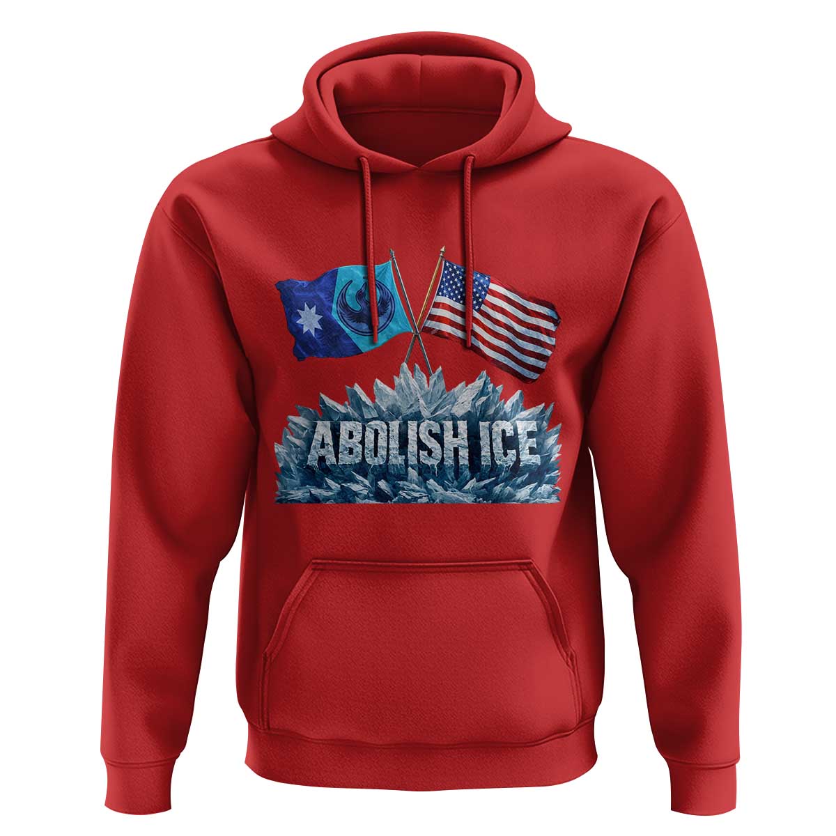 Abolish Ice Minnesota American Flag Hoodie MN Rebel Loon Resistance Protest