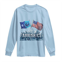 Abolish Ice Minnesota American Flag Long Sleeve Shirt MN Rebel Loon Resistance Protest