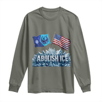Abolish Ice Minnesota American Flag Long Sleeve Shirt MN Rebel Loon Resistance Protest