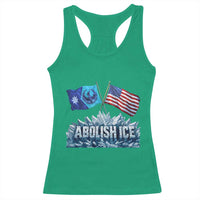Abolish Ice Minnesota American Flag Racerback Tank Top MN Rebel Loon Resistance Protest
