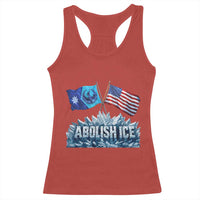 Abolish Ice Minnesota American Flag Racerback Tank Top MN Rebel Loon Resistance Protest