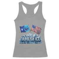 Abolish Ice Minnesota American Flag Racerback Tank Top MN Rebel Loon Resistance Protest