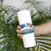 Abolish Ice Minnesota American Flag Skinny Tumbler MN Rebel Loon Resistance Protest