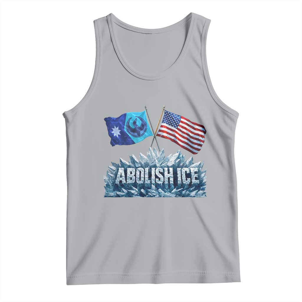 Abolish Ice Minnesota American Flag Tank Top MN Rebel Loon Resistance Protest
