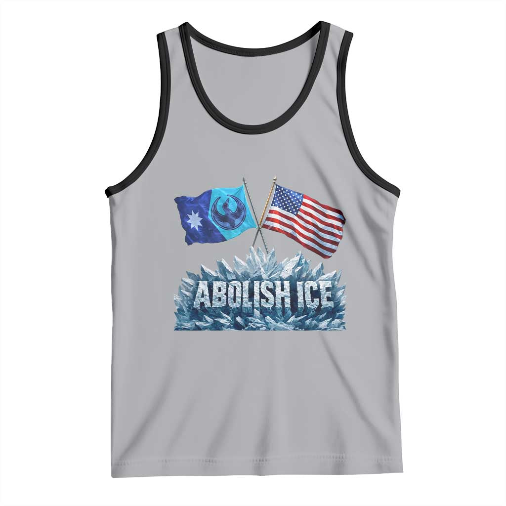 Abolish Ice Minnesota American Flag Tank Top MN Rebel Loon Resistance Protest