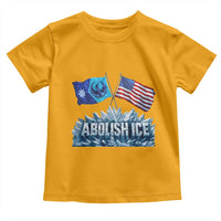 Abolish Ice Minnesota American Flag Toddler T Shirt MN Rebel Loon Resistance Protest