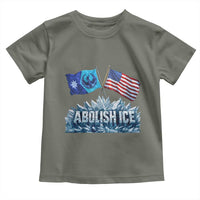 Abolish Ice Minnesota American Flag Toddler T Shirt MN Rebel Loon Resistance Protest