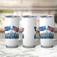 Abolish Ice Minnesota American Flag Tumbler Cup MN Rebel Loon Resistance Protest