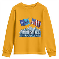 Abolish Ice Minnesota American Flag Youth Sweatshirt MN Rebel Loon Resistance Protest