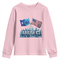 Abolish Ice Minnesota American Flag Youth Sweatshirt MN Rebel Loon Resistance Protest