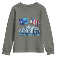Abolish Ice Minnesota American Flag Youth Sweatshirt MN Rebel Loon Resistance Protest