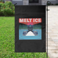 Melt Ice Red Eye Laser Loon Garden Flag Political Resistance Minnesota Protest