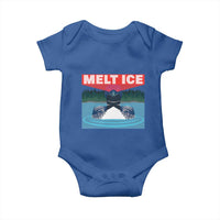Melt Ice Red Eye Laser Loon Baby Onesie Political Resistance Minnesota Protest