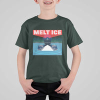 Melt Ice Red Eye Laser Loon T Shirt For Kid Political Resistance Minnesota Protest