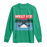 Melt Ice Red Eye Laser Loon Long Sleeve Shirt Political Resistance Minnesota Protest