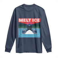 Melt Ice Red Eye Laser Loon Long Sleeve Shirt Political Resistance Minnesota Protest