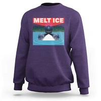 Melt Ice Red Eye Laser Loon Sweatshirt Political Resistance Minnesota Protest
