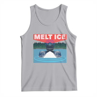 Melt Ice Red Eye Laser Loon Tank Top Political Resistance Minnesota Protest