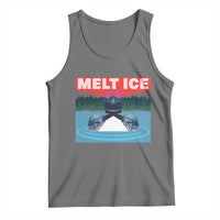 Melt Ice Red Eye Laser Loon Tank Top Political Resistance Minnesota Protest