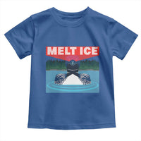 Melt Ice Red Eye Laser Loon Toddler T Shirt Political Resistance Minnesota Protest