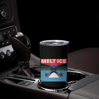 Melt Ice Red Eye Laser Loon Tumbler Cup Political Resistance Minnesota Protest