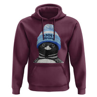 MN Strong Winter Loon with Blue Beanie Hoodie Stand with Minnesota Justice Protest
